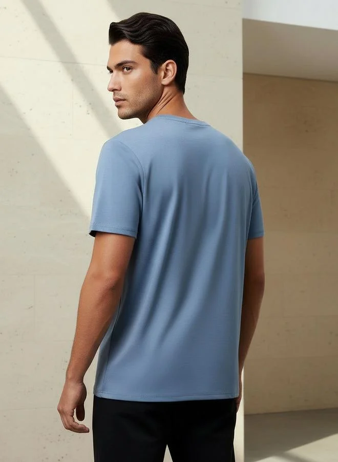 Love Pangolin Blue Love Pangolin Men T-shirt for Men | Best Price UAE
