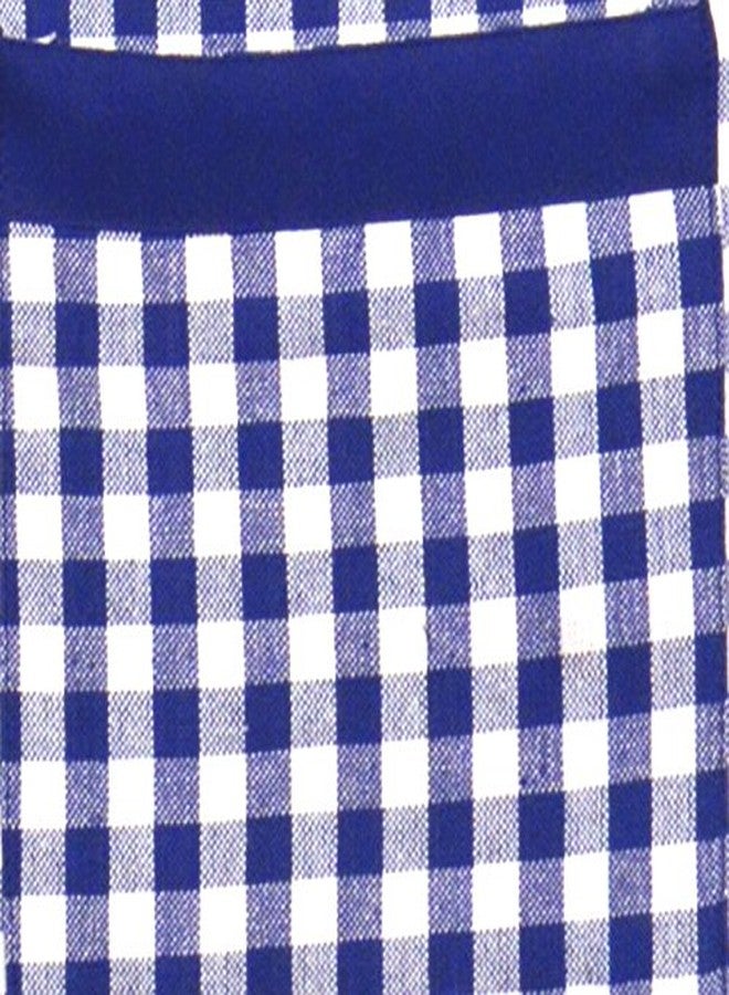 Switchon Kitchen Cotton Chef Apron with Cap - Pack of 2 | Blue Check Design | Free Size for Men & Women | For Home, Hotels, Restaurants, Cafés, Cooking, Art & Multi-purpose Use - Image 5