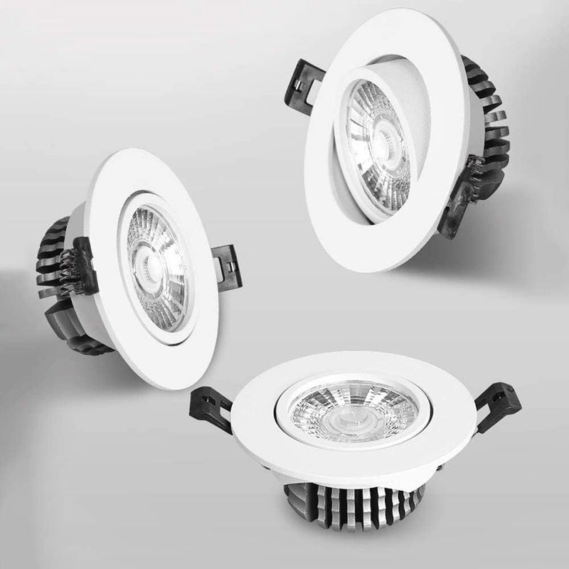 Spotlight,Ultra-Thin Bright Commercial Recessed Spotlight 12Wet Panel Lamp Outdoor Lights/12W,4000k-20W - Image 2