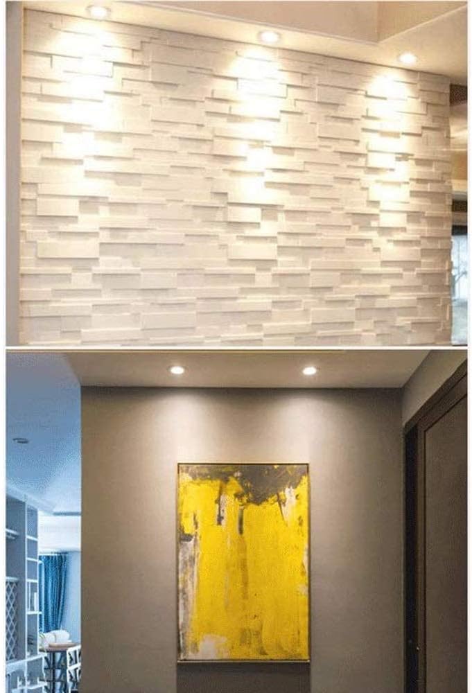 Spotlight,Ultra-Thin Bright Commercial Recessed Spotlight 12Wet Panel Lamp Outdoor Lights/12W,4000k-20W - Image 4