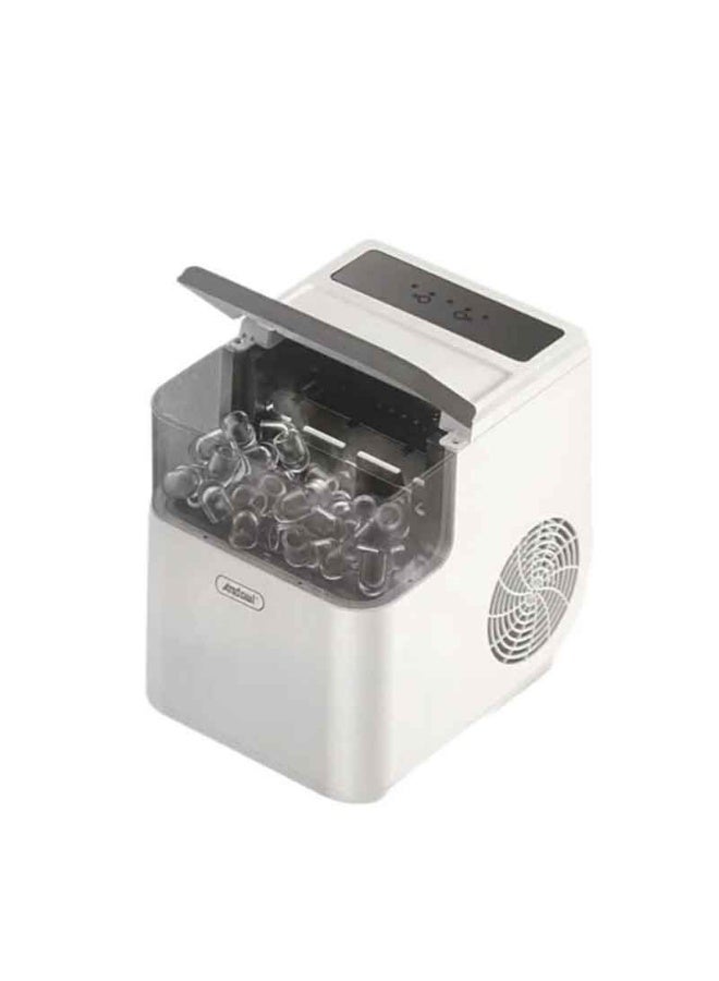 أندول صانعة الثلج Andowl CE8 للكونترتوب، ماكينة صنع مكعبات الثلج الكهربائية المحمولة 200 واط، إنتاج سريع ومدمج للمنزل والمكتب والحفلات  - Image 2