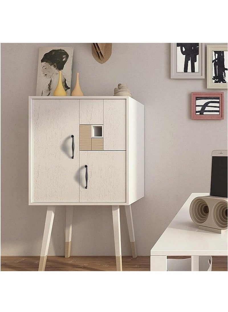 Bukela Drawer Handles 10 pcs Hardware Pull Handle Kitchen Cabinet Handles Matte Black Antique Drawer Pulls Hardware Kitchen Handles Cabinet Pulls Door Pull Handle - Image 3