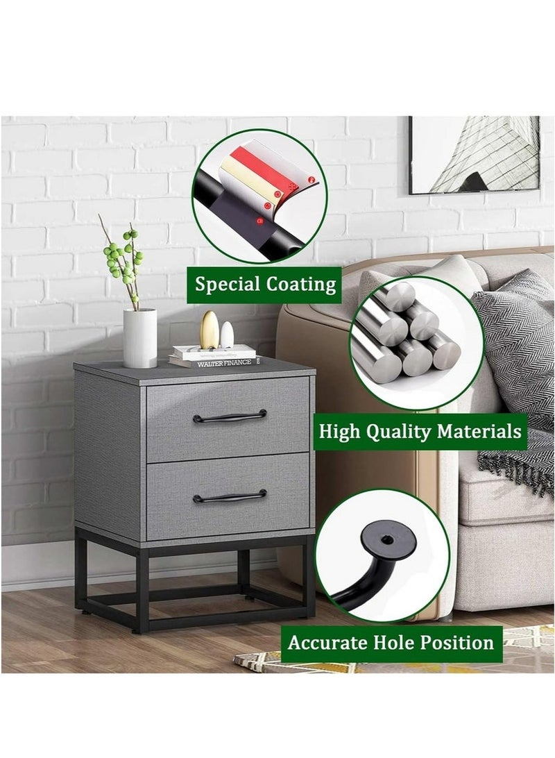 Bukela Drawer Handles 10 pcs Hardware Pull Handle Kitchen Cabinet Handles Matte Black Antique Drawer Pulls Hardware Kitchen Handles Cabinet Pulls Door Pull Handle - Image 2