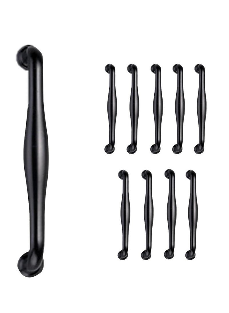Bukela Drawer Handles 10 pcs Hardware Pull Handle Kitchen Cabinet Handles Matte Black Antique Drawer Pulls Hardware Kitchen Handles Cabinet Pulls Door Pull Handle - Image 1
