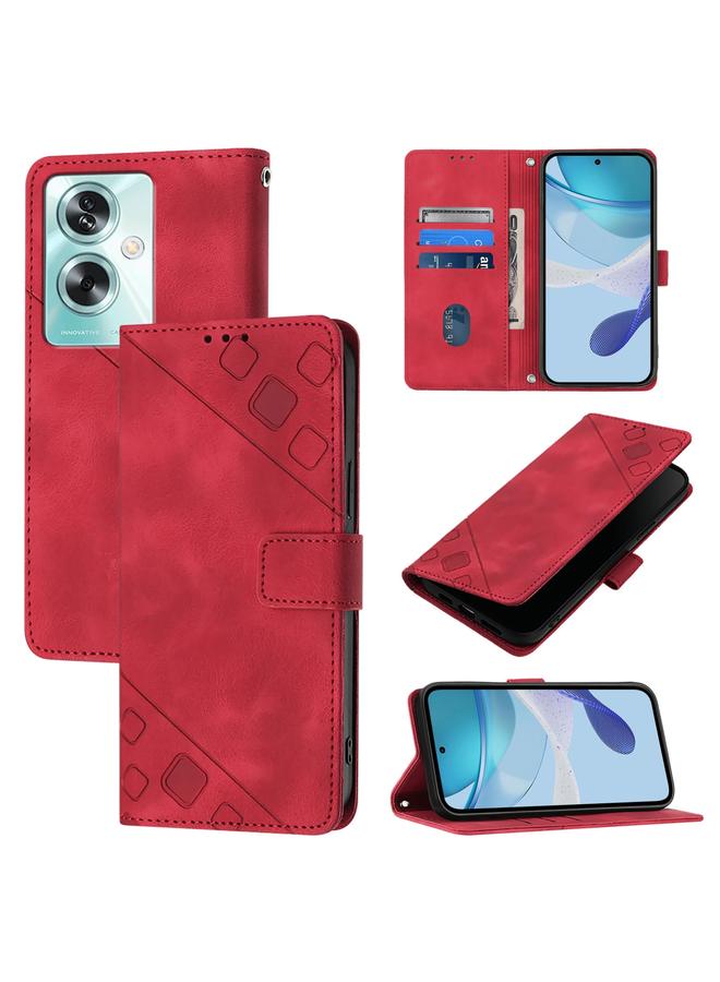 اس-توب جراب لهاتف OnePlus Nord N30 SE مصنوع من الجلد المنقوش بملمس ناعم - Image 1