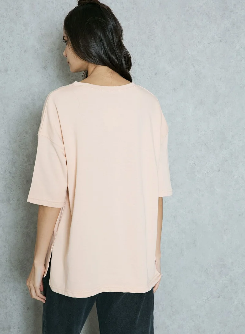 Missguided Side Split Sweatshirt