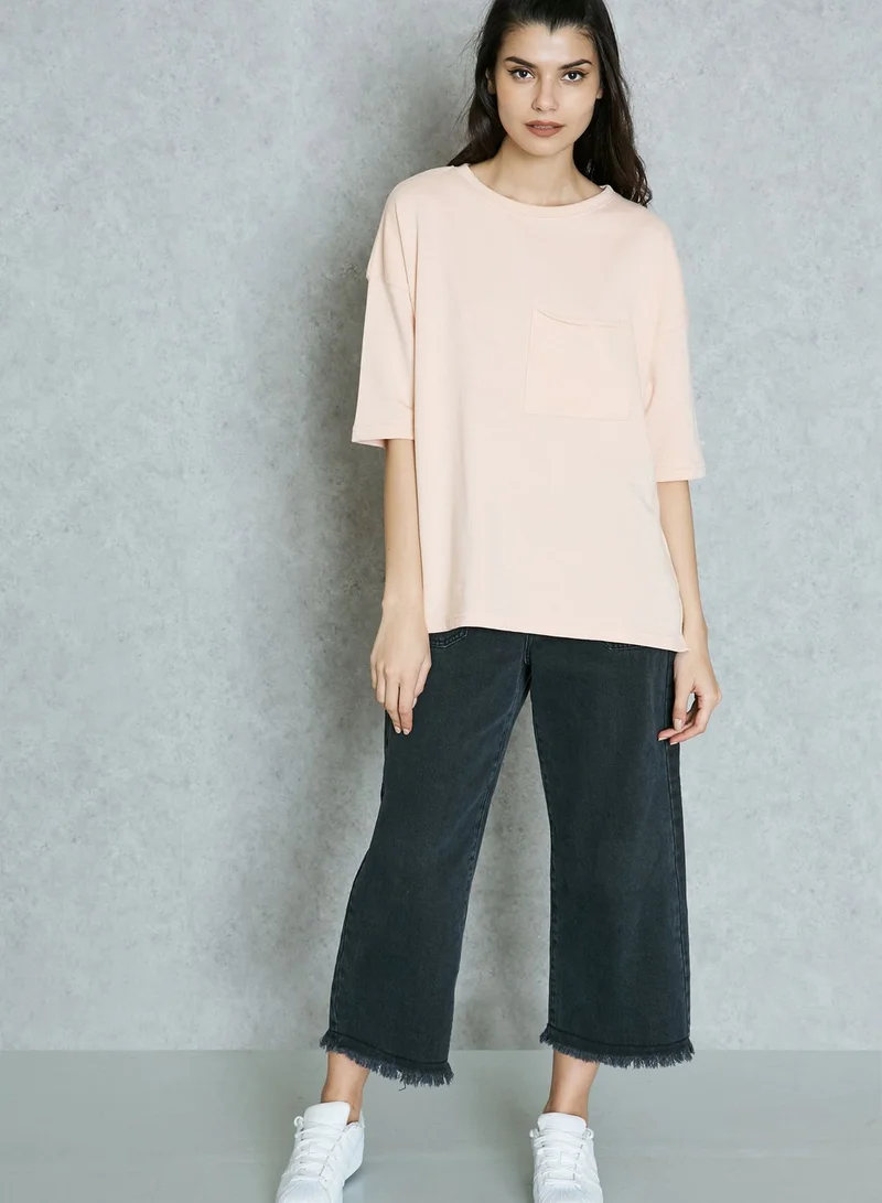 Missguided Side Split Sweatshirt