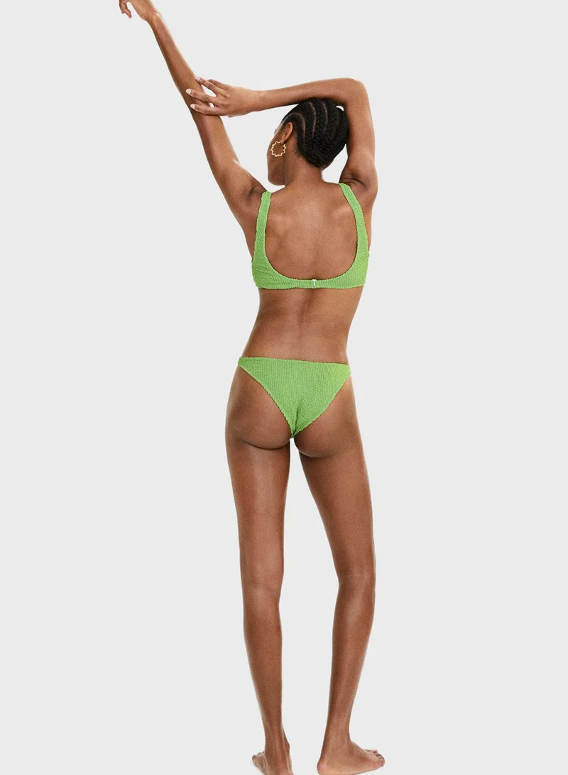 MANGO High Leg Bikini Bottom