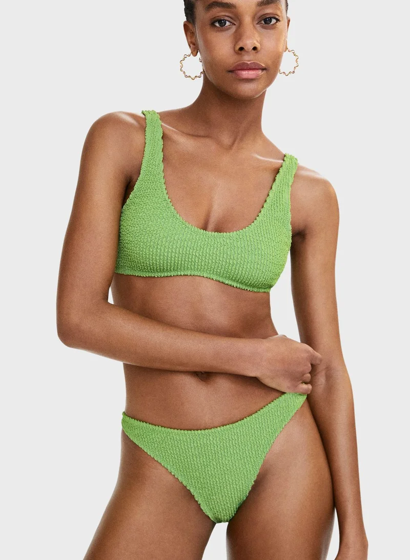 MANGO High Leg Bikini Bottom