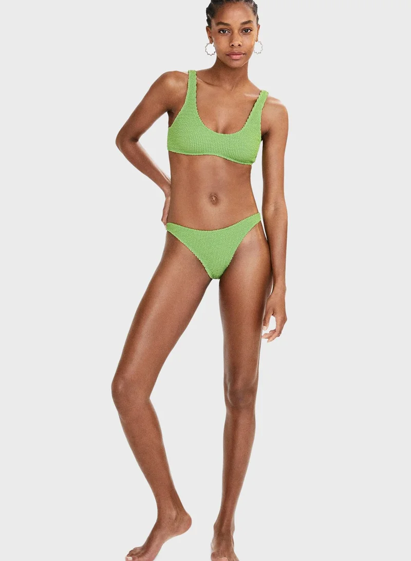 MANGO High Leg Bikini Bottom