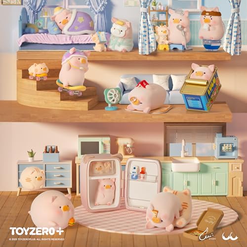TOYZERO + Store TOYZERO Lulu The Piggy Blind Box Figures Stay with You Series Blind Boxes Mystery Box Cute Animal Figurines Collectible Toys Home Decorations Holiday Birthday Gifts Single Box - Image 5