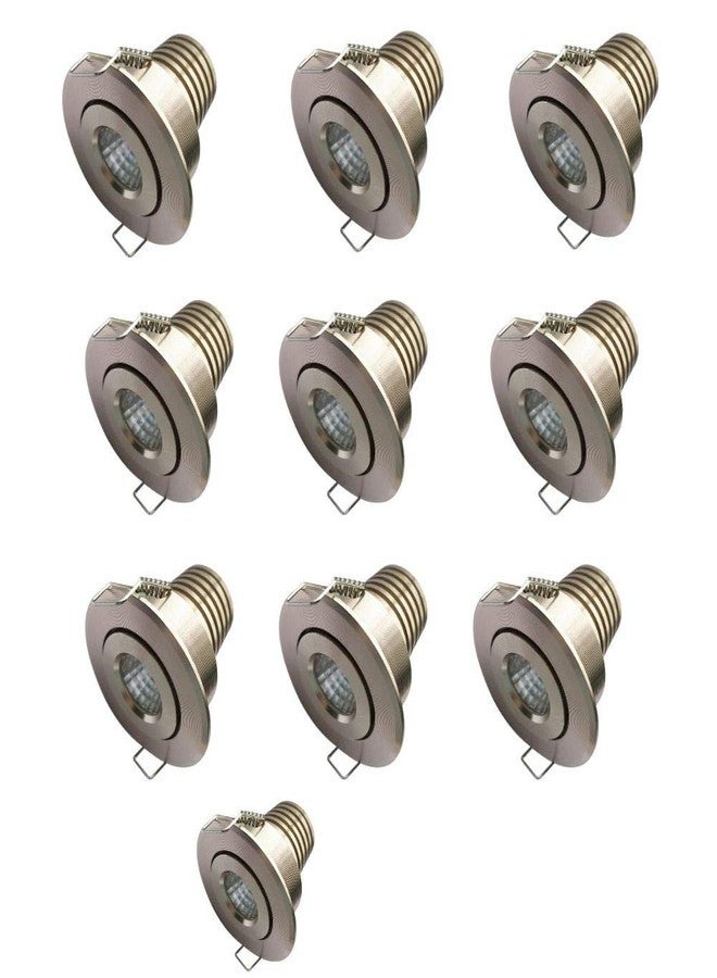 LEDOLUX 5-Watt LED COB Spot/Down Lights Moovable Round(Warm White 3000k) (Pack of 10) - Image 1