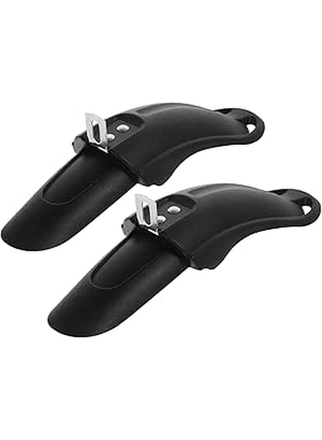 Mountain Bike Front Rear Mudguard Fenders Quick Release Lightweight Black 1 Pair - Image 1