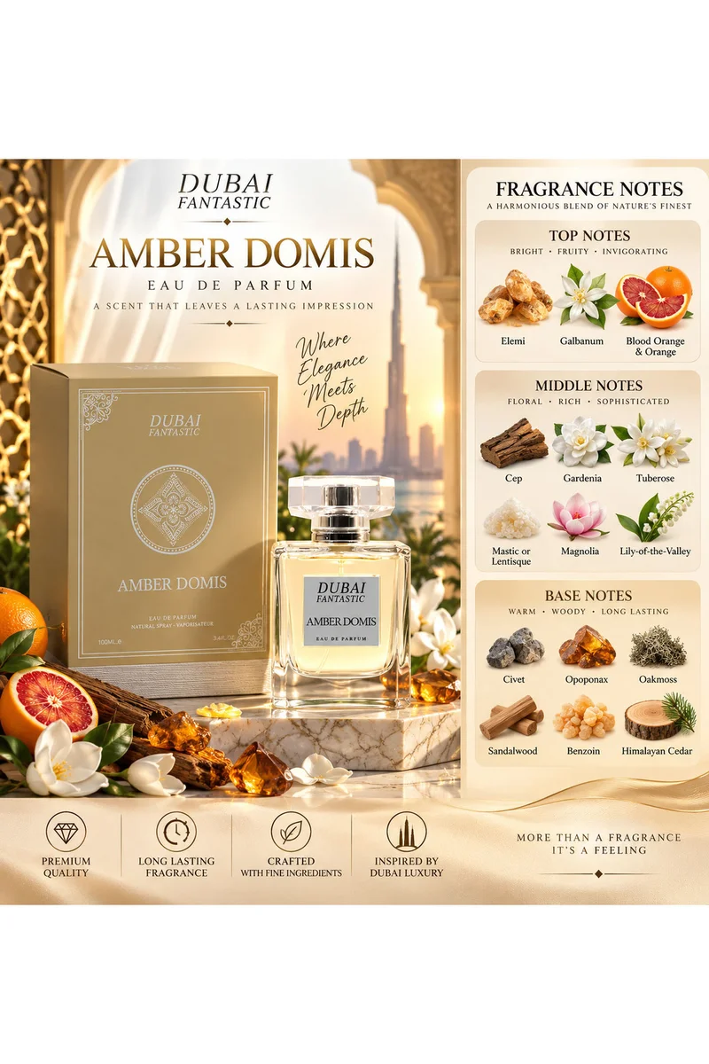 Loui Martin Amber Domis Eau de Parfum 100ml – Elegant Floral & Woody Fragrance
