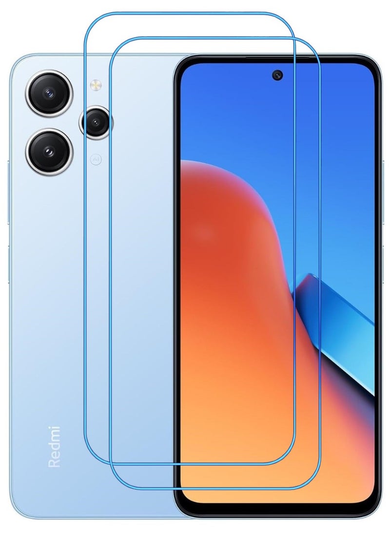 ACLIX 2 Pieces Antistatic ESD Dustproof Premium Quality High Definition Clear Tempered Glass Screen Protector Designed For Xiaomi Redmi 12 - Image 1