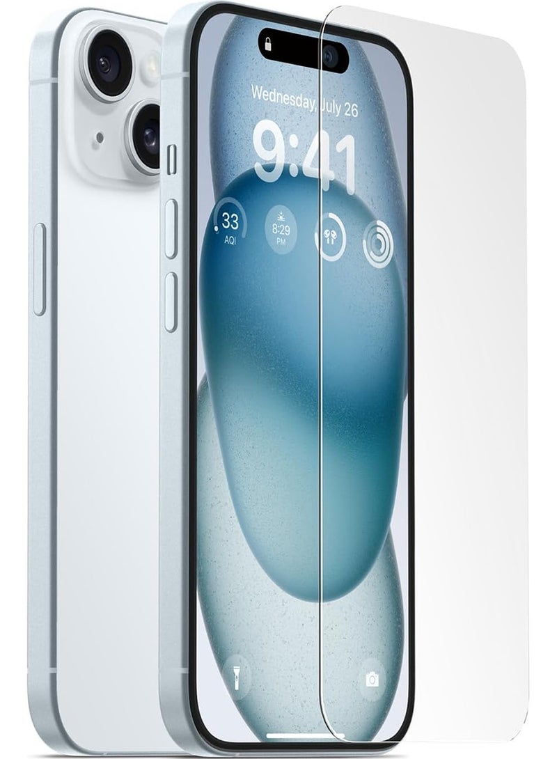 Elago Tempered Glass Full Cover for iPhone 15 Plus Screen Protector - [1 Pack] - Image 1