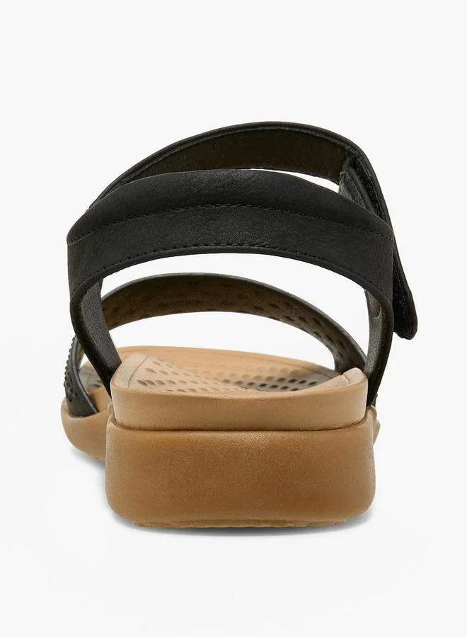 Le Confort BLACK Women Hook & Loop Strap Sandals for Women | Best Price UAE