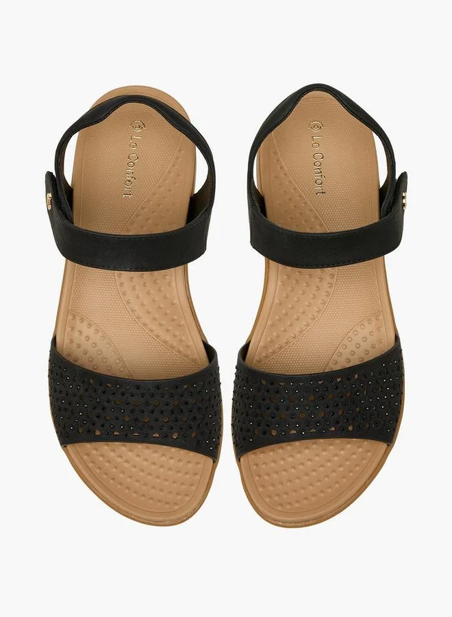 لو كونفورت Women Hook & Loop Strap Sandals