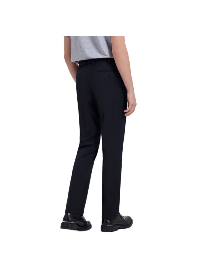 YOUNGOR Men'S Pants Spring And Summer, Young Men'S Business Casual Trousers, Vchx310114Fwa, Navy Blue, 180/92A - Image 2