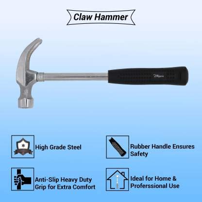 Hillgrove Hand Tool Kit with Plier, Hammer, Screwdriver, Wire Cutter (5 Tools) - Image 2