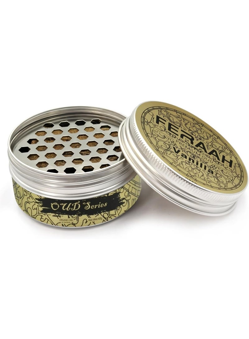 FERA Oud Series Organic Air Freshener Vanilla Scent - 60 Days Long, Alcohol-Free & Spill-Proof, Premium Car & Home Freshener with a Strong Scent - Image 2