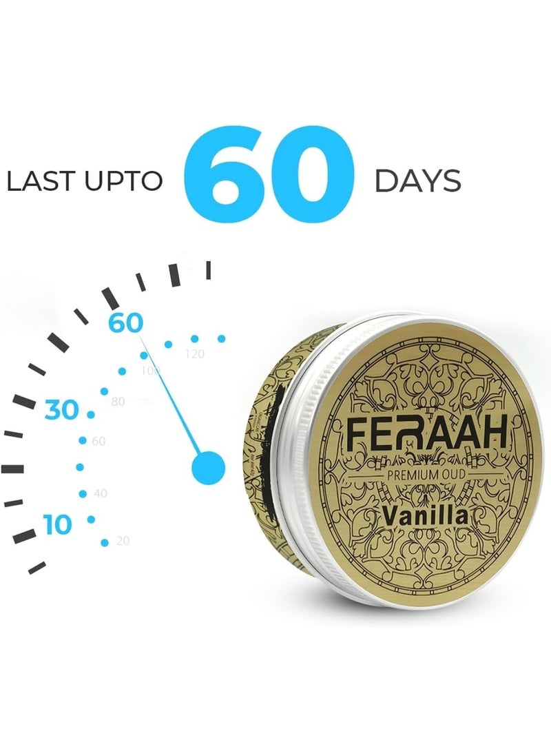 FERA Oud Series Organic Air Freshener Vanilla Scent - 60 Days Long, Alcohol-Free & Spill-Proof, Premium Car & Home Freshener with a Strong Scent - Image 5