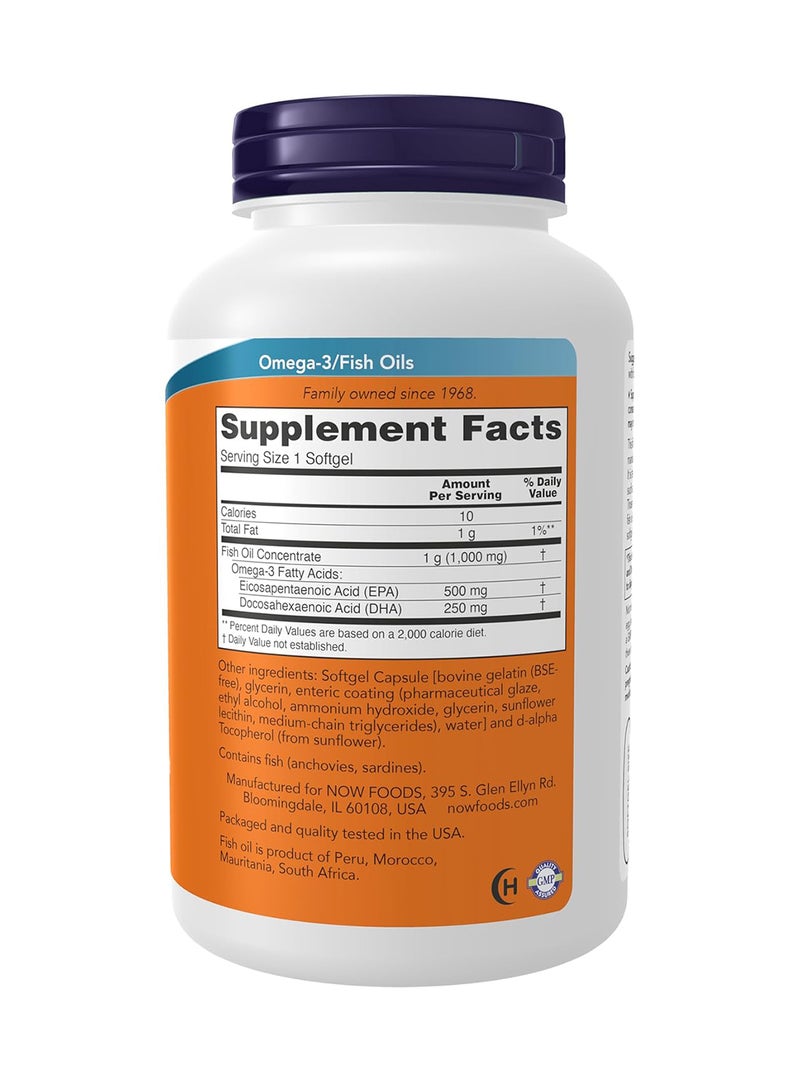 Now Foods Ultra Omega 3 Fish Oil, 180 Softgels - Image 2