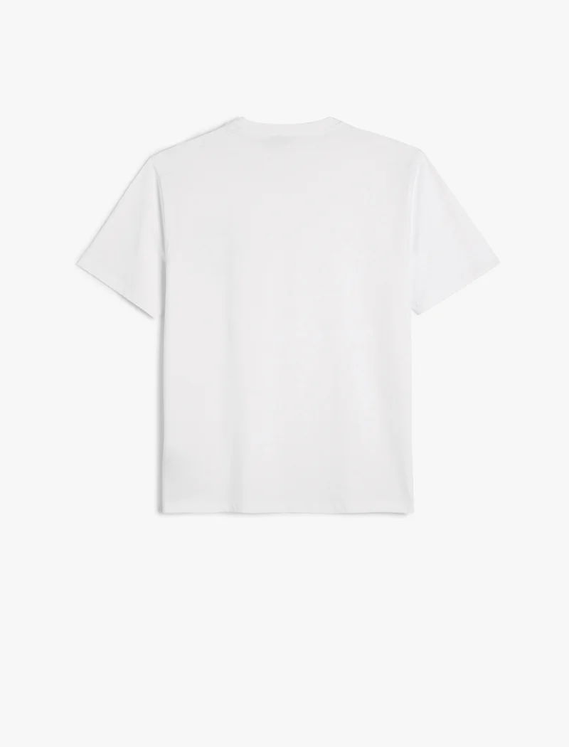 كوتون Minimal Printed T-Shirt