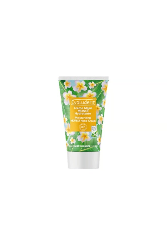 Evoluderm Monoï Moisturizing Hand Cream 50ml - Image 1