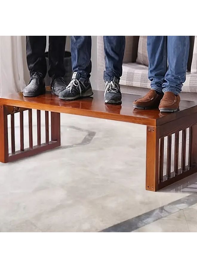 4 Pack Black Heavy Duty Steel Folding Brackets 500lb Capacity With Screws - Image 5