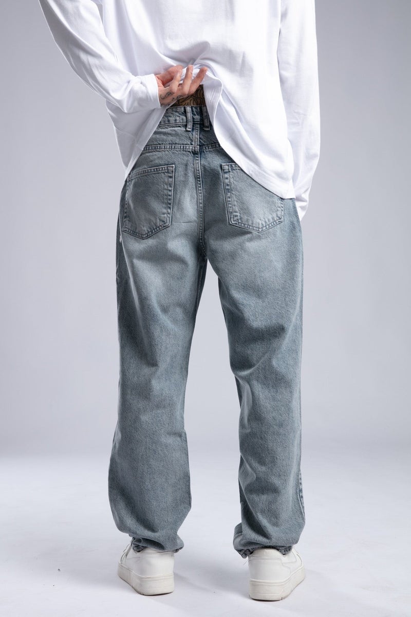 Catch Embroidered Baggy Jeans - Image 5