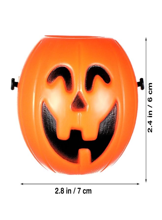 جارنيك ٢٠ دلوًا صغيرًا على شكل يقطين، ٧ سم، دلاء حلوى بلاستيكية صغيرة على شكل يقطين أو فانوس، مثالية لحفلات الهالوين وتزيين الحدائق - Image 2