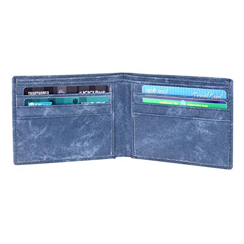 LORENZ Men's Gift Combo Set Of Watch, Wallet & A Gift Box|Cm-2014Wl-05, Analogue, Black, Blue - Image 4