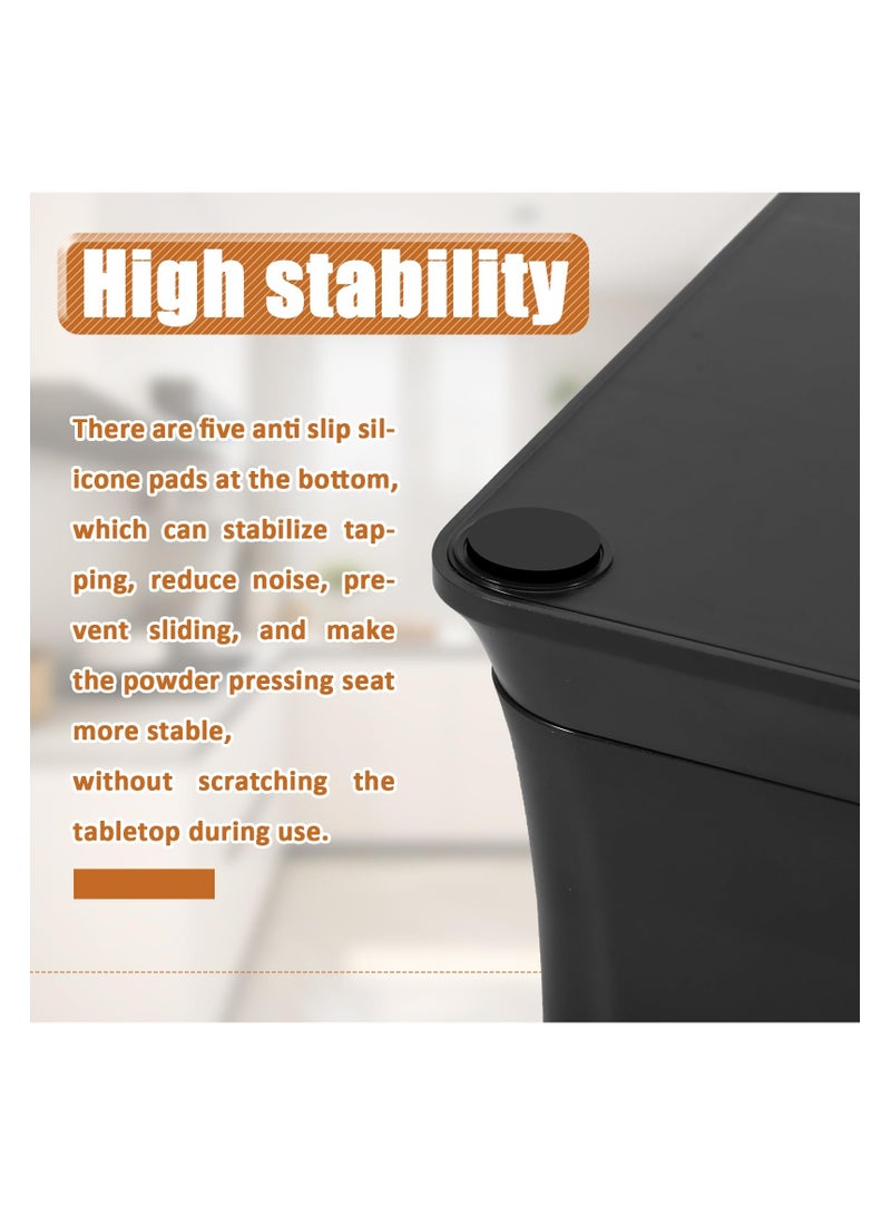SYOSI Espresso Coffee Organizer Box, Espresso Knock Box Adjustable Espresso Tamping Station, Coffee Tamper Holder Coffee Tamper Stand Detachable Dump Bin for 51-54mm Espresso Tamper Distributor  - Image 2