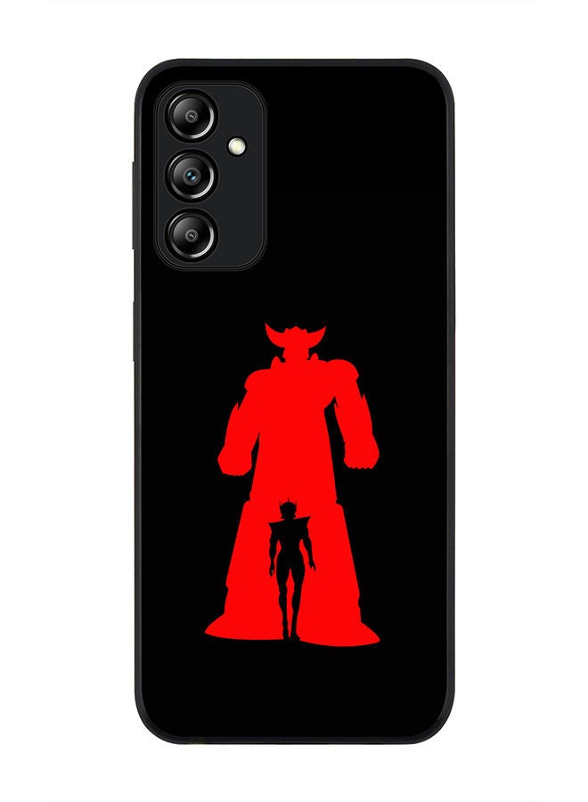 Stylizedd Rugged Black edge case for Samsung Galaxy A24 4G Slim fit Soft Case Flexible Rubber Edges Anti Drop TPU Gel Thin Cover - Grendizer (Black) - Image 1