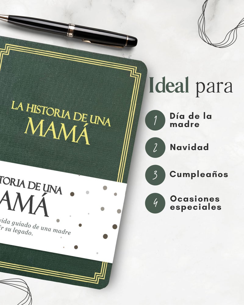 Coco & Lan MamÃ¡, comparte tu historia conmigo (Tapa dura): 250+ Preguntas, Libro de recuerdos y memorias, Regalo personalizado para MamÃ¡, DÃ­a de la Madre, CumpleaÃ±os, Aniversario y Navidad. (EdiciÃ³n en espaÃ±ol) - Image 5