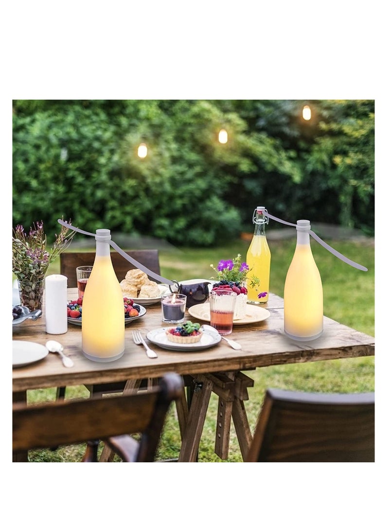 SYOSI Fly Repellent Fan for Tables Insects Repellent Fan USB Fan Fly Repellent Automatic Fans with Light, Portable Table Fan for Outdoor Indoor Keep Flies Away from Your Food Yellow Light - Image 2