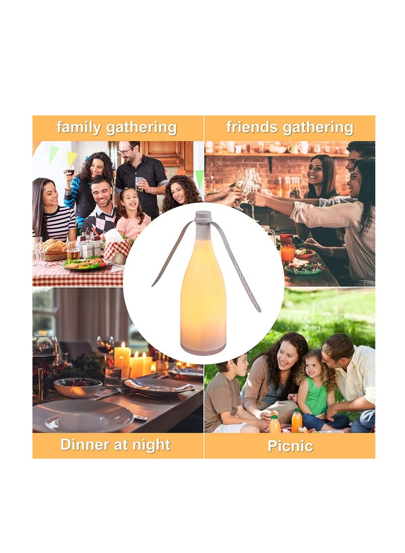 SYOSI Fly Repellent Fan for Tables Insects Repellent Fan USB Fan Fly Repellent Automatic Fans with Light, Portable Table Fan for Outdoor Indoor Keep Flies Away from Your Food Yellow Light - Image 4