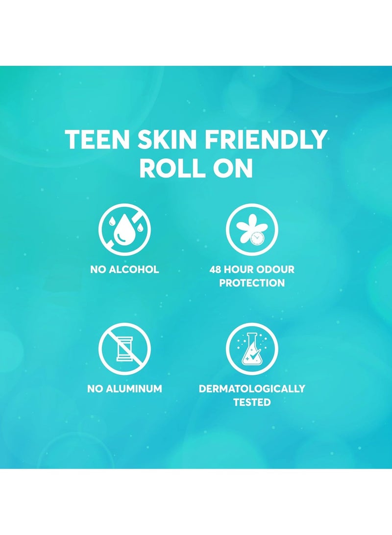 إيفا سبلاش رول-أون مزيل العرق تحت الإبط مع زيت مونوِي تاهيتي ومستخلصات الخيار خالي من الكحول والألومنيوم حماية لمدة 48 ساعة من الرائحة يحافظ على الإبطين منتعشين وناعمين مناسب للبشرة للنساء 50 مل - Image 3