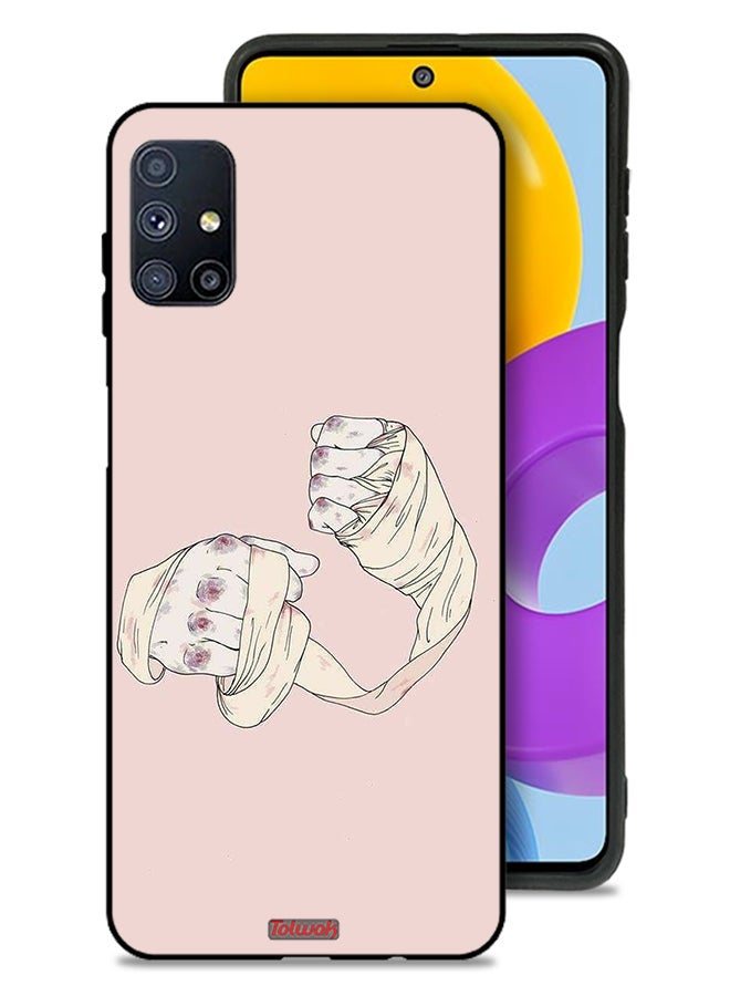Tolwak Samsung Galaxy M51 Protective Case Cover Fighter Art - Image 1