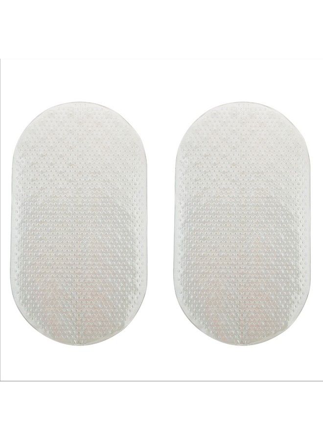 Bath Bliss 2 Pack Shower Tub Mat | Antislip Bathmat | Suction Cup Base | Drain Holes | Safety | Holographic - Image 1