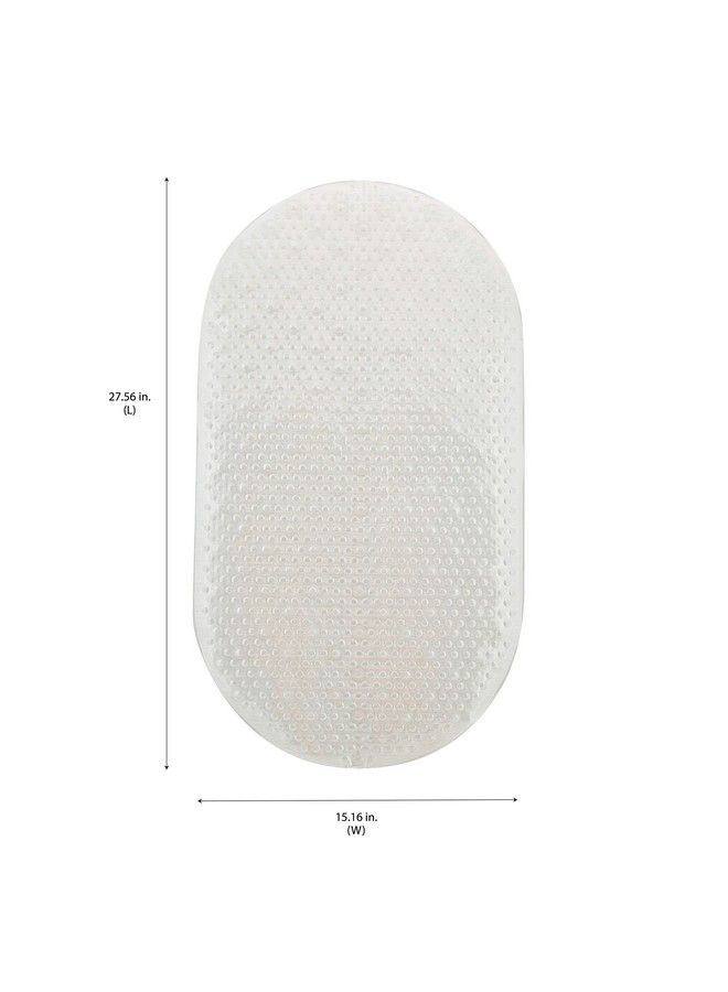 Bath Bliss 2 Pack Shower Tub Mat | Antislip Bathmat | Suction Cup Base | Drain Holes | Safety | Holographic - Image 4