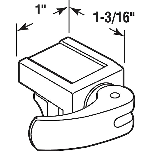 Defender Security Prime-Line U 9809 Sliding Window Lock for Vinyl Windows – Easy Installation to Keep Windows Securely Closed – Diecast Construction, White (2 Pack) - Image 2