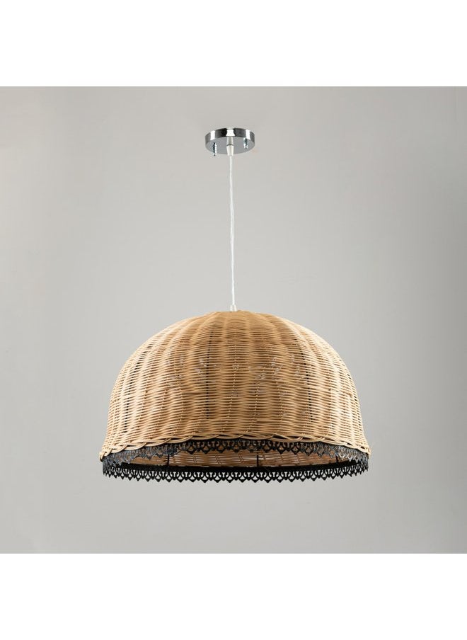 tbshomelamp Bamboo Celling Lighting Beige 50X35X1Cm  - Image 1