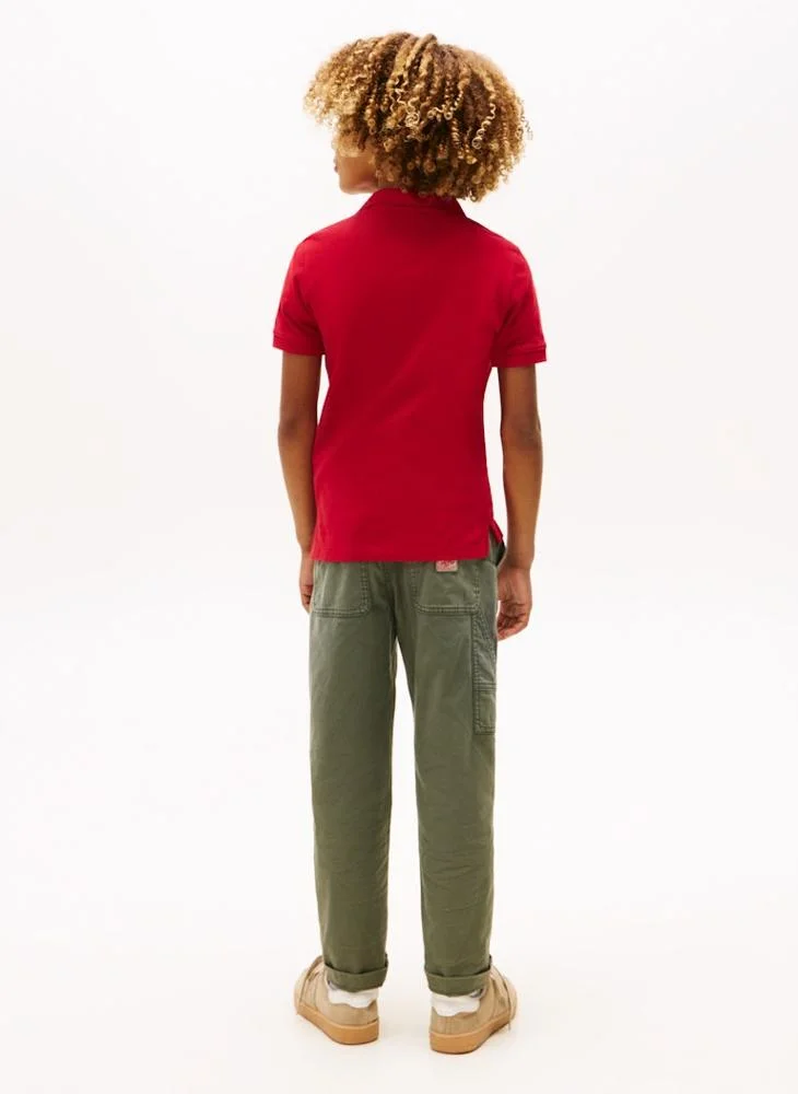 تومي هيلفيغر قميص بولو علم للأطفال