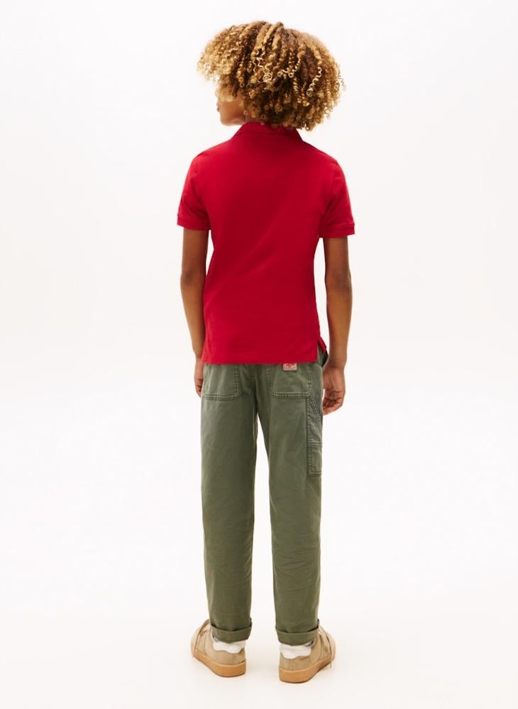 TOMMY HILFIGER Kids Flag Polo - Image 2