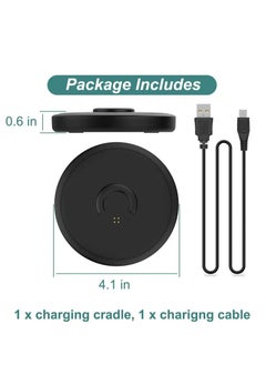 GULFLINK Speaker Charging Base, Portable Home Speaker Charging Cradle with USB Cable Replacement (Black)  - Image 3