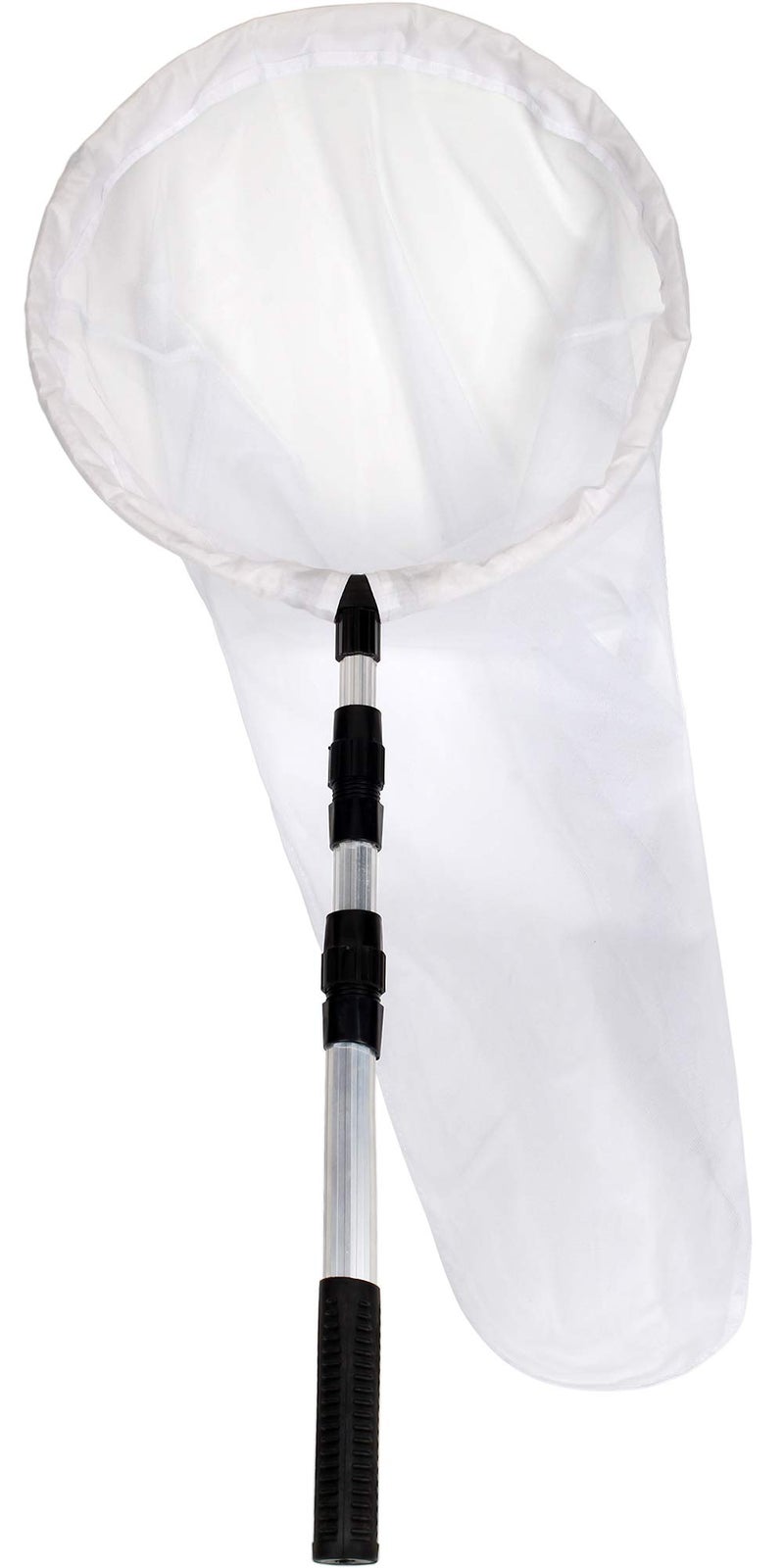RESTCLOUD Large Insect and Butterfly Net Bug Catching Net Bird Net with 14" Ring, 32" Net Depth, Handle Extends to 36 Inches (14" Ring, 36" Handle) - Image 1