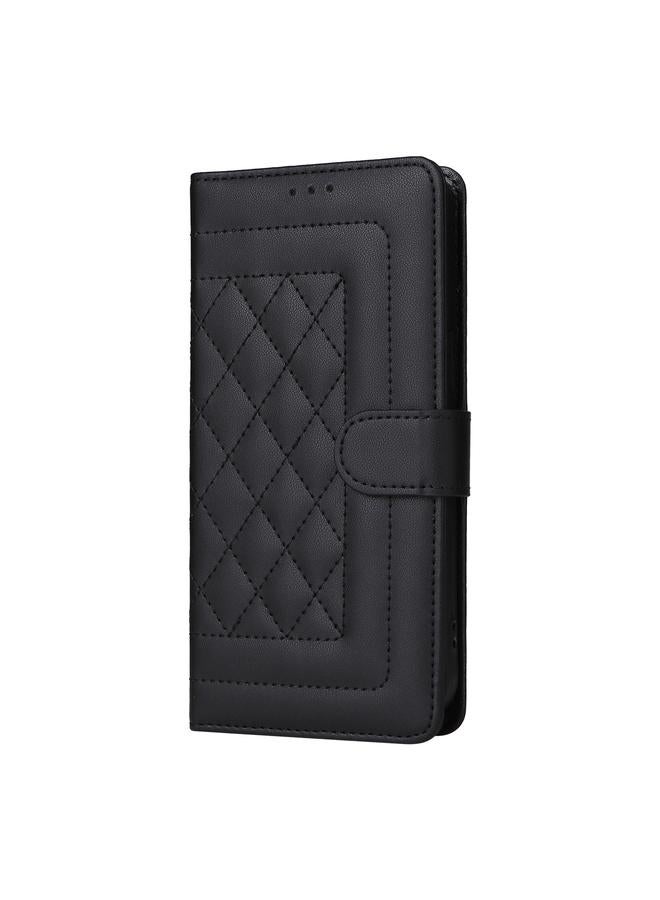 اس-توب جراب لهاتف Samsung Galaxy A51 5G جراب هاتف جلدي شبكي ماسي قابل للطي - Image 2