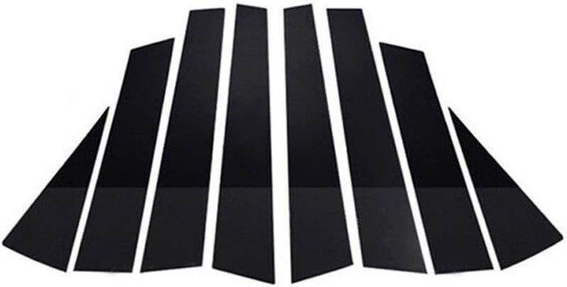 QASULER 8Pcs Window Pillar Trim Decor for Nissan X-Trail/Rogue 2014-2018 - Image 1